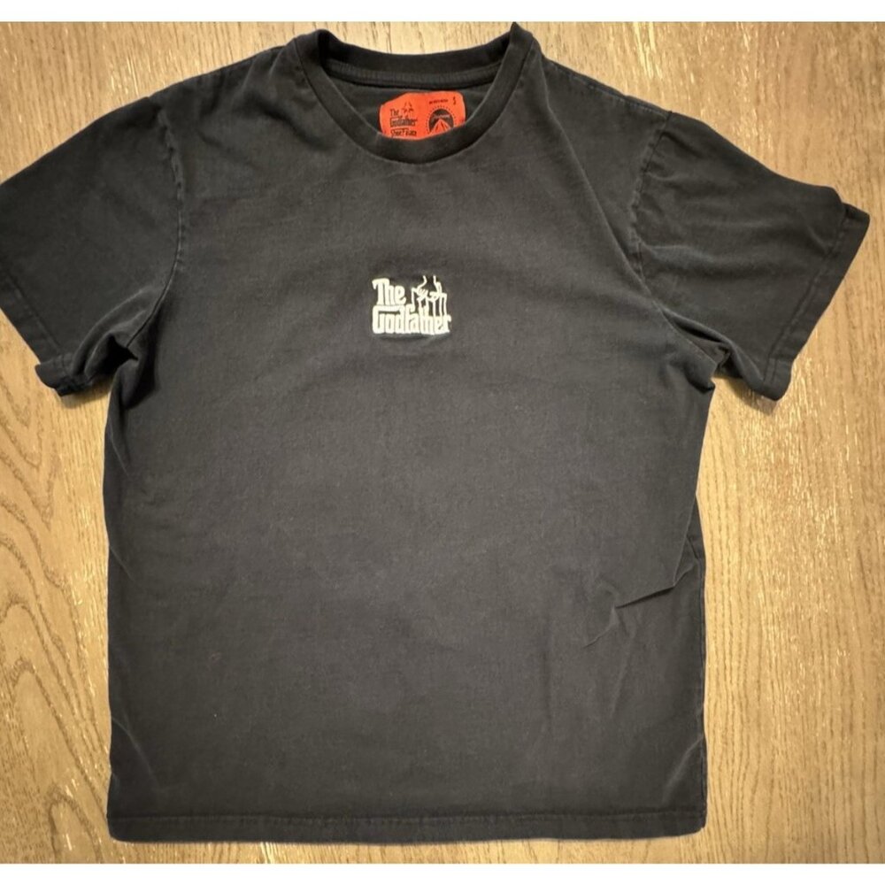 The Godfather x Shoe Palace T-Shirt Black Embroidered Graphic Paramount Small